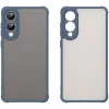 Coque arrière Phonesta AirFrost pour Samsung Galaxy S25 Edge - Bleu mat 2