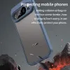Coque arrière Phonesta AirFrost pour Google Pixel 10 Pro - Bleu mat 2