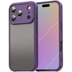 Coque arrière Phonesta AirFrost pour Apple iPhone 17 Pro - Violet mat