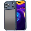 Coque arrière Phonesta AirFrost pour Apple iPhone 17 Pro Max - Bleu mat 0