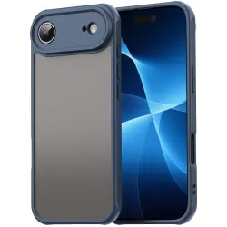 Coque arrière Phonesta AirFrost pour Apple iPhone Air - Bleu mat