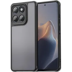 Coque arrière Phonesta AirFrost pour Motorola Edge 60 / Edge 60 Fusion - Noir mat