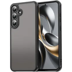 Coque arrière Phonesta AirFrost pour Samsung Galaxy S25 FE - Noir mat