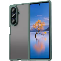 Coque arrière Phonesta AirFrost pour Samsung Galaxy Z Fold 7 - Vert mat