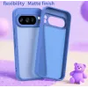 Coque arrière Phonesta AirFrost pour Google Pixel 10 Pro - Bleu saphir mat 8
