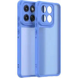 Coque arrière Phonesta AirFrost pour Motorola Edge 70 - Bleu saphir mat