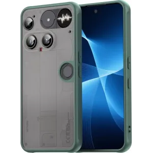 Coque arrière Phonesta AirFrost pour Nothing Phone (3) - Vert mat