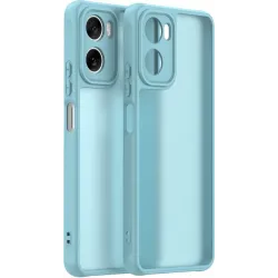 Coque arrière Phonesta AirFrost pour Motorola Moto G06/G06 Power - Bleu givré mat