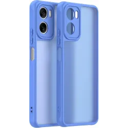 Coque arrière Phonesta AirFrost pour Motorola Moto G06/G06 Power - Bleu saphir mat