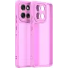Coque arrière Phonesta AirFrost pour Motorola Moto G86/G86 Power - Rose bonbon mat 0
