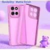 Coque arrière Phonesta AirFrost pour Motorola Moto G86/G86 Power - Rose bonbon mat 8