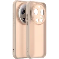 Coque arrière Phonesta AirFrost pour Xiaomi 17 Ultra - Beige sable mat