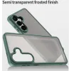 Coque arrière Phonesta AirFrost pour Samsung Galaxy S26 - Vert mat 4