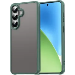 Coque arrière Phonesta AirFrost pour Samsung Galaxy S26 Plus - Vert mat