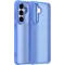 Coque arrière Phonesta AirFrost pour Samsung Galaxy S26 Plus - Bleu saphir mat