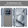 Coque arrière Phonesta AirFrost pour Xiaomi Redmi Note 15 Pro Plus / Xiaomi Poco M8 Pro - Bleu mat 3