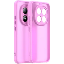 Coque arrière Phonesta AirFrost pour Xiaomi Redmi Note 15 Pro Plus / Xiaomi Poco M8 Pro - Rose bonbon mat