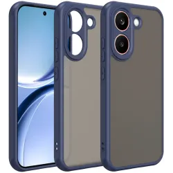 Coque arrière Phonesta AirFrost pour Xiaomi Poco X8 Pro - Bleu mat