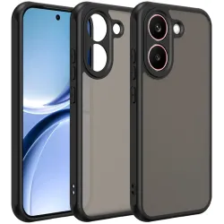 Coque arrière Phonesta AirFrost pour Xiaomi Poco X8 Pro - Noir mat
