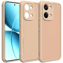 Coque arrière Phonesta AirFrost pour Xiaomi Poco X8 Pro Max - Beige sable mat