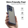 Coque arrière Phonesta AirFrost pour Motorola Moto G47/G37/G37 Power - Bleu mat 1