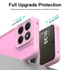 Coque arrière Phonesta AirFrost pour Motorola Moto G47/G37/G37 Power - Rose bonbon mat 2
