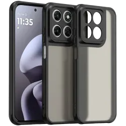 Coque arrière Phonesta AirFrost pour Motorola Moto G87/G77/G76 - Noir mat