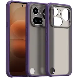 Coque arrière Phonesta AirFrost pour Nothing Phone (4a) Pro - Violet mat