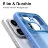 Coque arrière Phonesta AirFrost pour Nothing Phone (4a) Pro - Bleu saphir mat 5