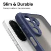 Coque arrière Phonesta AirFrost pour Samsung Galaxy A27 - Bleu mat 5