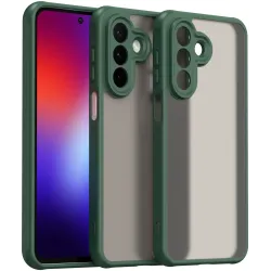 Coque arrière Phonesta AirFrost pour Samsung Galaxy A27 - Vert mat
