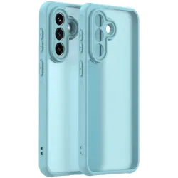 Coque arrière Phonesta AirFrost pour Samsung Galaxy A37 - Bleu givré mat