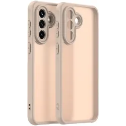 Coque arrière Phonesta AirFrost pour Samsung Galaxy A37 - Beige sable mat