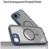 Coque arrière Phonesta AirFrost avec MagSafe pour Apple iPhone 17e/16e - Bleu mat 6