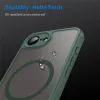 Coque arrière Phonesta AirFrost avec MagSafe pour Apple iPhone 17e/16e - Vert mat 8