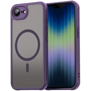 Coque arrière Phonesta AirFrost avec MagSafe pour Apple iPhone 17e/16e - Violet mat