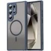 Coque arrière Phonesta AirFrost avec MagSafe pour Samsung Galaxy S25 Ultra - Bleu mat