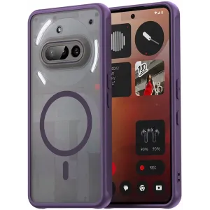 Coque arrière Phonesta AirFrost avec MagSafe pour Nothing Phone (3a) - Violet mat