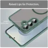 Coque arrière Phonesta AirFrost avec MagSafe pour Samsung Galaxy S24 FE - Vert mat 6