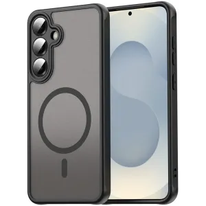Coque arrière Phonesta AirFrost avec MagSafe pour Samsung Galaxy S24 FE - Noir mat