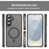 Coque arrière Phonesta AirFrost avec MagSafe pour Samsung Galaxy S24 FE - Noir mat 3