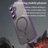 Coque arrière Phonesta AirFrost avec MagSafe pour Samsung Galaxy S25 Plus/S24 Plus - Violet mat 3