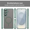 Coque arrière Phonesta AirFrost avec MagSafe pour Samsung Galaxy S25/S24 - Vert mat 8