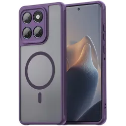 Coque arrière Phonesta AirFrost avec MagSafe pour Motorola Edge 60 / Edge 60 Fusion - Violet mat