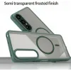 Coque arrière Phonesta AirFrost avec MagSafe pour Sony Xperia 1 VII - Vert mat 4