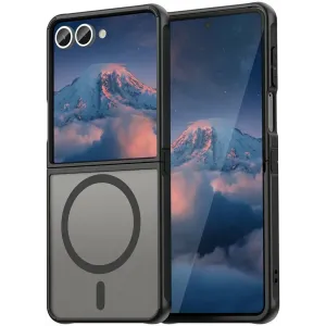 Coque arrière Phonesta AirFrost avec MagSafe pour Samsung Galaxy Z Flip 7 - Noir mat