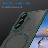 Coque arrière Phonesta AirFrost avec MagSafe pour Samsung Galaxy Z Fold 7 - Vert mat 8
