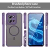 Coque arrière Phonesta AirFrost avec MagSafe pour Xiaomi Redmi 15C - Violet mat 2