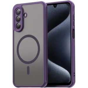 Coque arrière Phonesta AirFrost avec MagSafe pour Samsung Galaxy A17/A26 - Violet mat