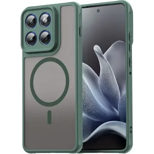 Coque arrière Phonesta AirFrost avec MagSafe pour Motorola Edge 70 - Vert mat